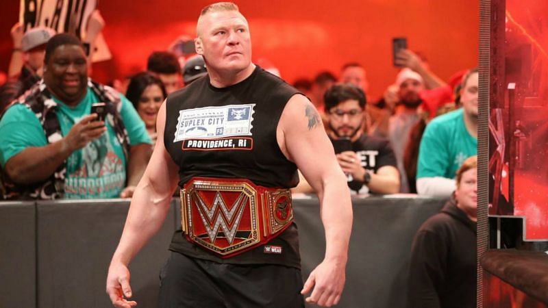 Brock Lesnar's WWE contract issues are one of the reasons Strowman has been relegated to WrestleMania 34 backup plan
